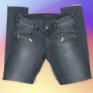 Mavi Smoke Vintage Stretch Skinny Jeans